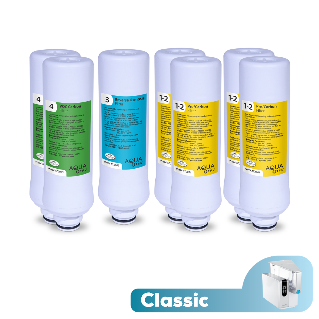 AQUATru フィルターセット 7個 (2年分) AquaTru Classic - 2 year Filter Pack | Complete water care