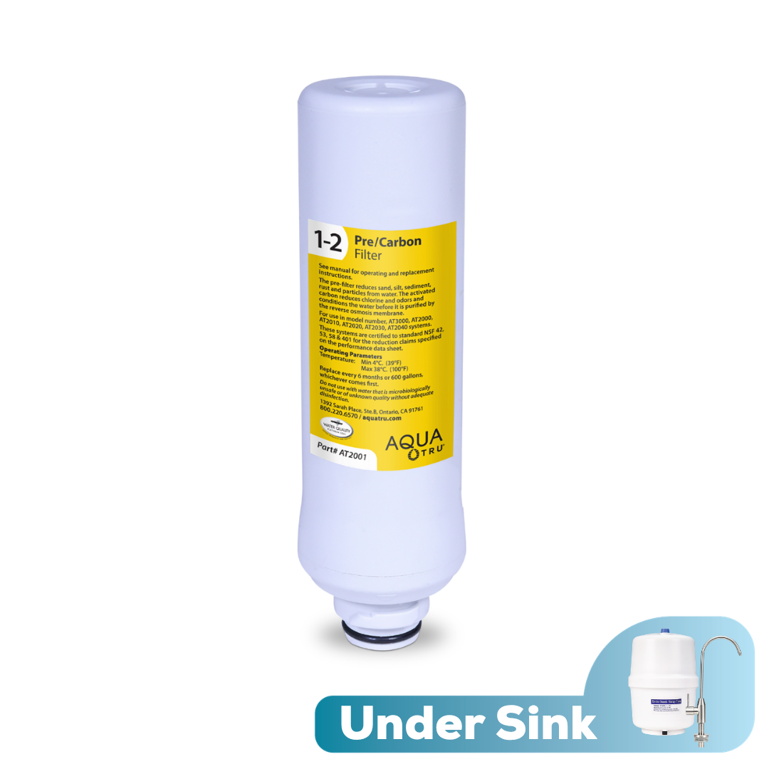 AquaTru Under Sink - Pre-Carbon Filter (1-2)
