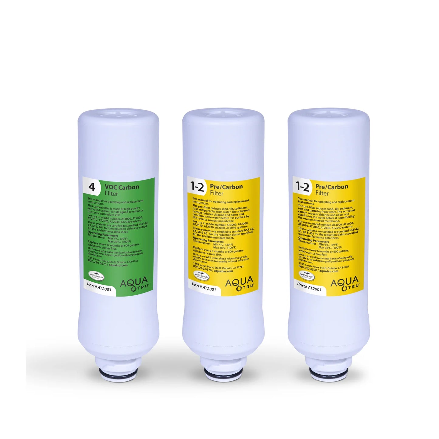 AquaTru Classic - 1 year Filter Pack