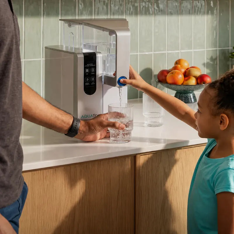 AquaTru Classic on a kitchen counter