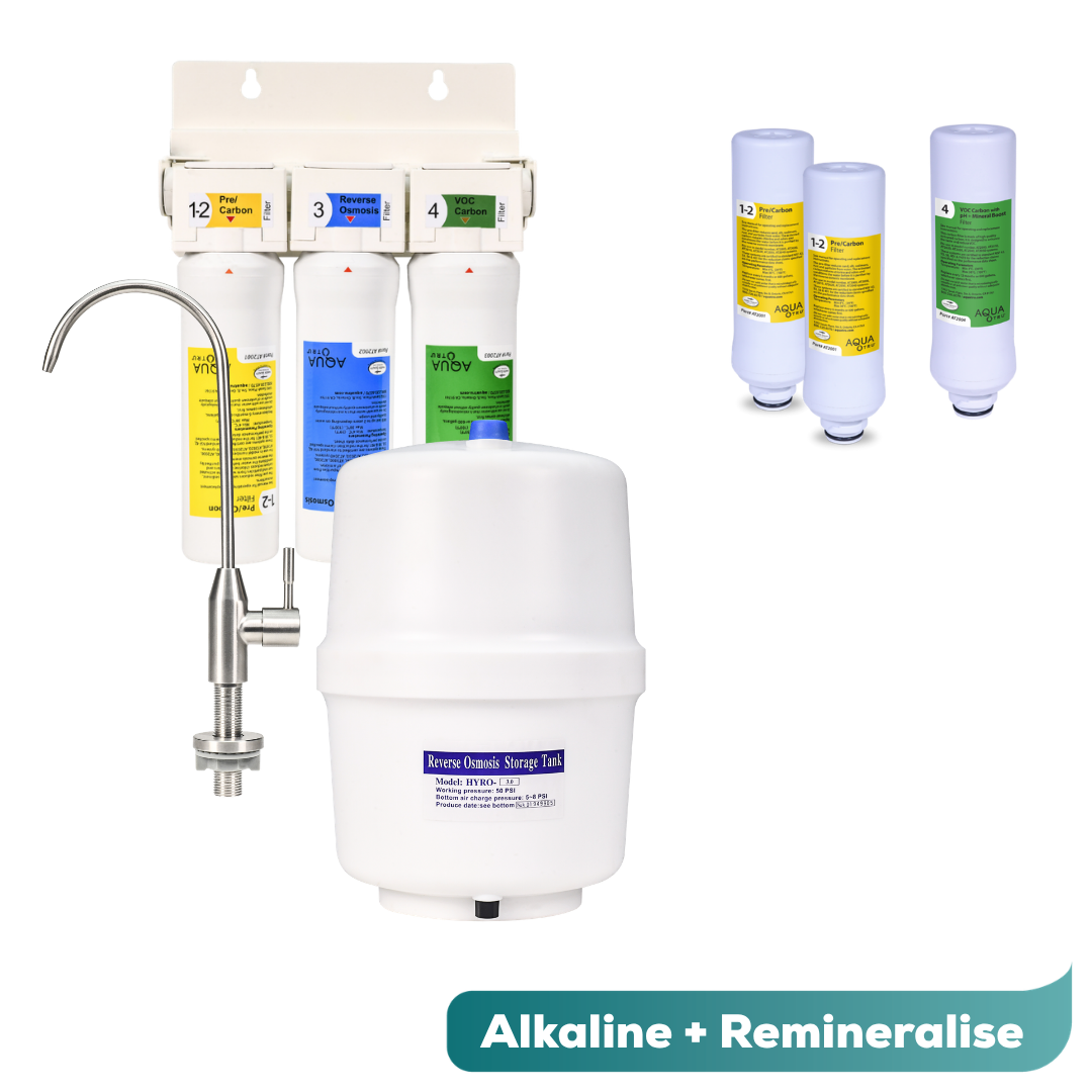 AquaTru Under Sink - Alkaline Unit + 1 year Filter Pack