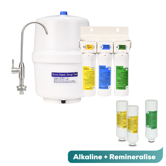 AquaTru Under Sink - Alkaline Unit + 1 year Filter Pack