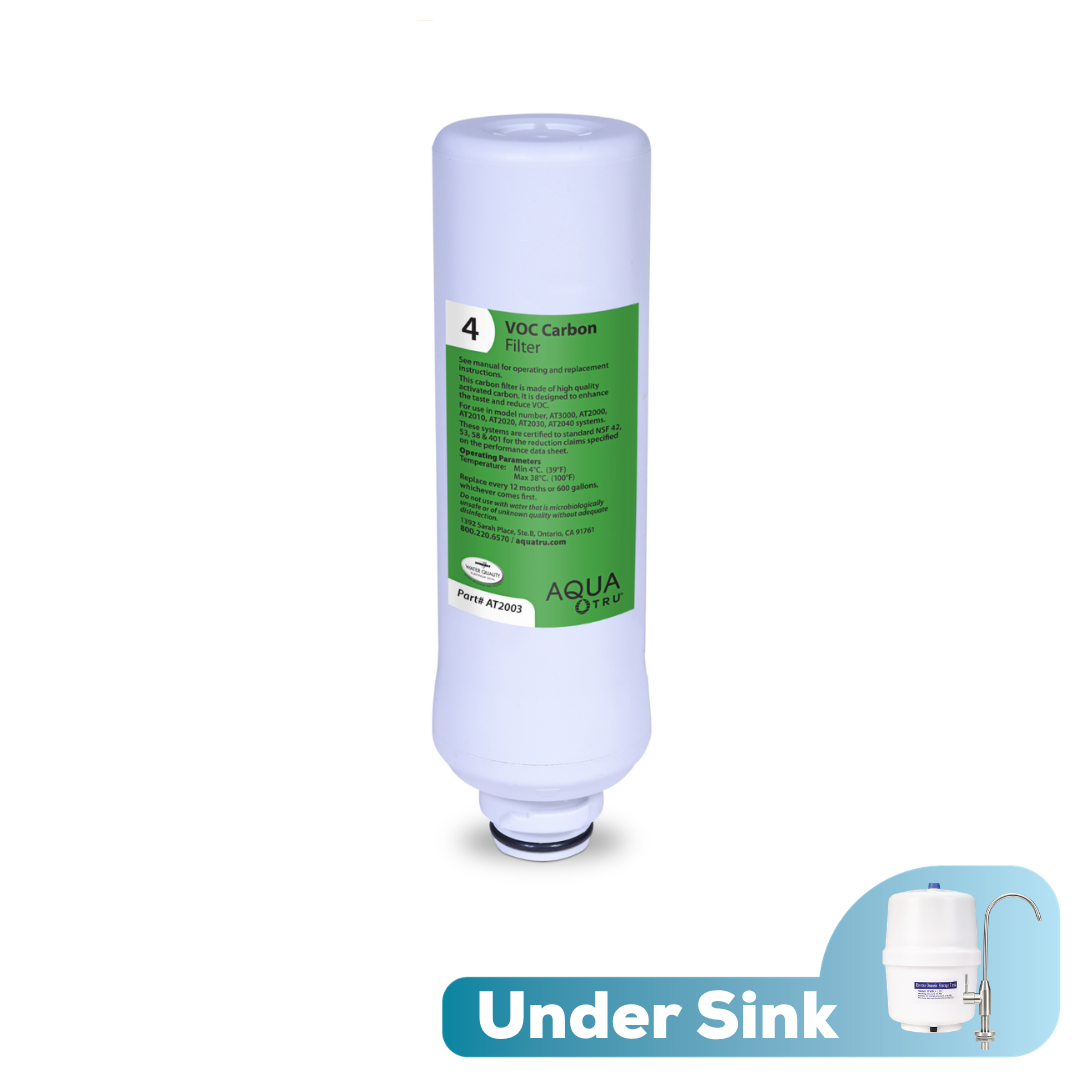 AquaTru Under Sink - VOC Carbon Filter (4)