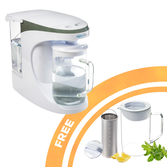 AquaTru Carafe - Complete Set + extra Infuser pitcher