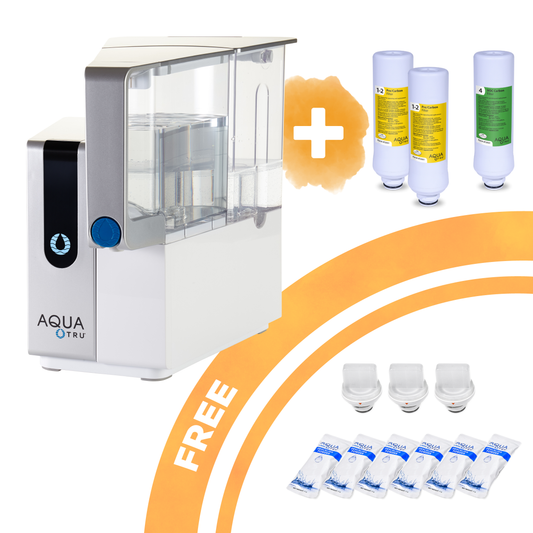 AquaTru Classic - Unit + 1 year Filter Pack + FREE descaling Kit!